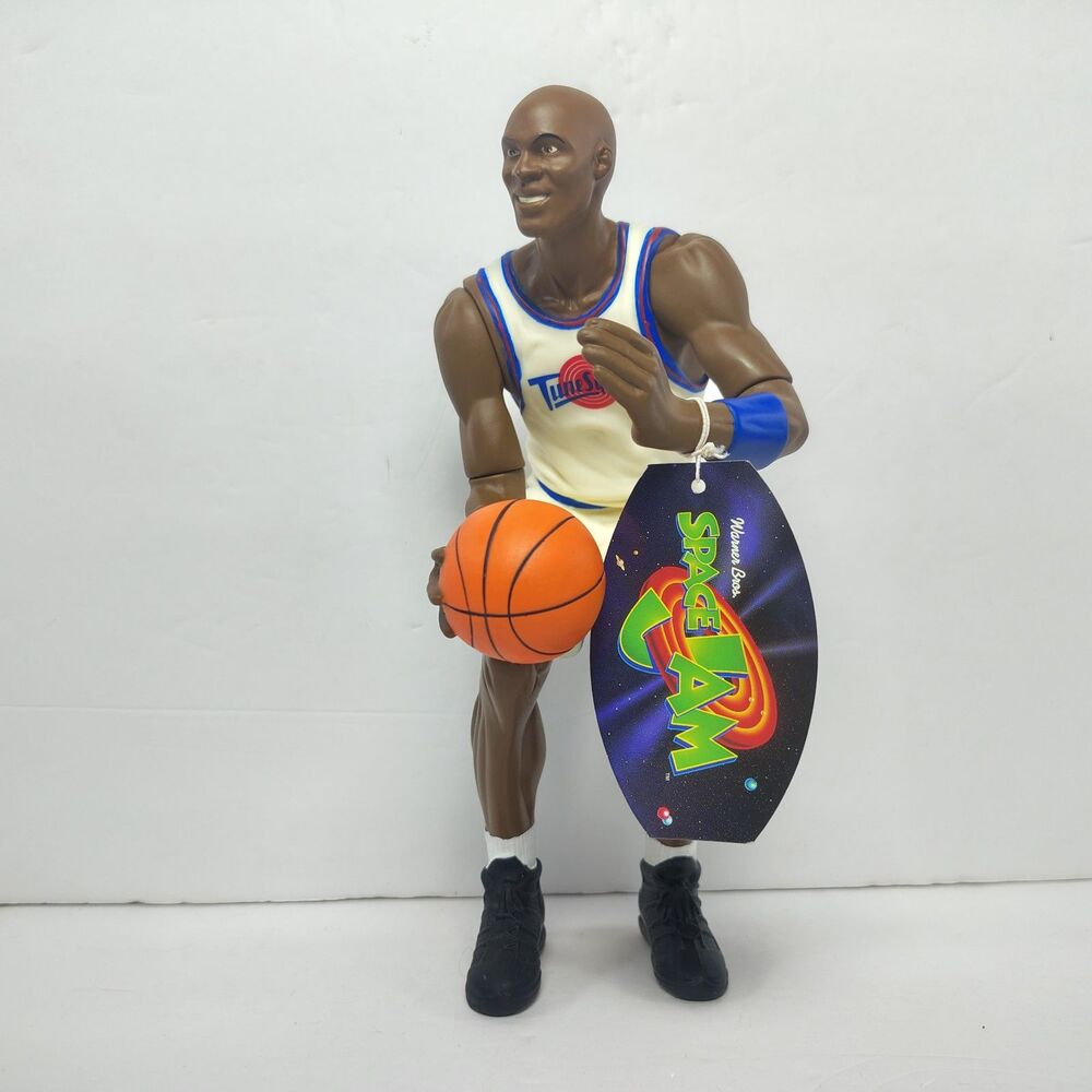 Vintage 1996 Space Jam Micheal Jordan Vinyl Doll Applause Inc Tune Squad
